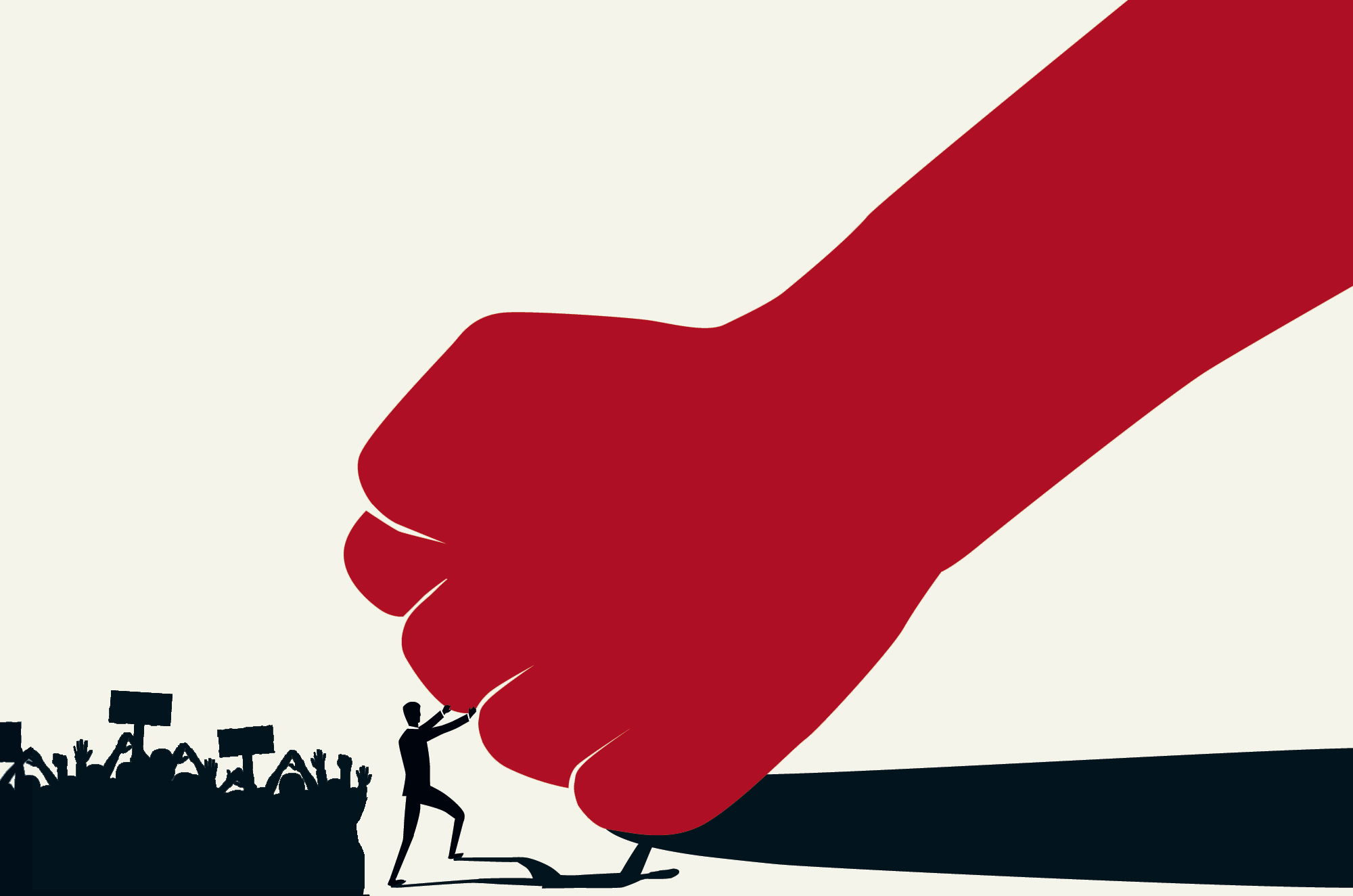 Representación visual de la democracia o elecciones en Chile